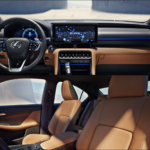 2026 Lexus IS front interior views of technology and seating.