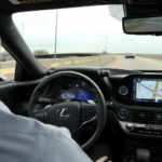 Male driver using Lexus Teammate